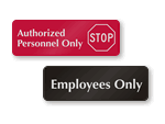 Employees Only Signs