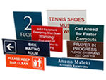 Custom Plastic Engraved Signs