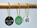 Custom Engraved Plastic Valve Tags