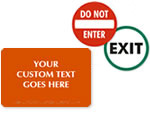 Entrance Door Signs & Labels