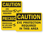 Eye Protection Signs