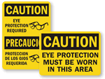 Eye Protection Signs