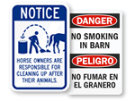 Farm Safety Signs