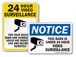 Farm Surveillance Signs