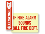 Fire Alarm Signs