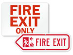 Fire Exit Signs