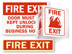 Fire Exit Signs