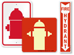 Fire Hydrant Signs