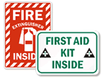 First Aid Labels for Cabs
