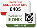 Fixed Asset Tags