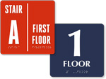 Floor Number Signs