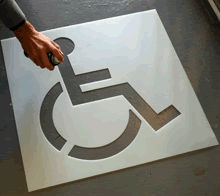 Floor Safety Stencils