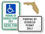 Florida Parking Signs, Fire Lane Signs and Other Regulated Signs
