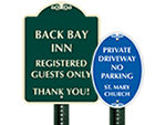 Custom Octagon Parking Signs