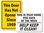 Funny Door Signs