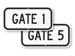 Gate ID Signs