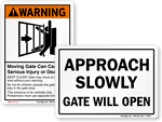 Gate Security Signs