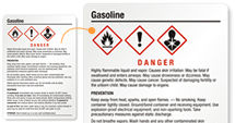 Gasoline Labels