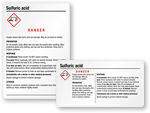 Free Sulfuric Acid Labels