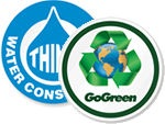 GoGreen™ Hard Hat Stickers