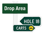 Golf Course Signs