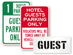 Guest Parking Signs