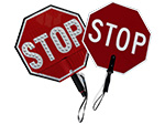 Hand Held Stop Signs