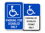 Disabled Parking Signs