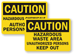 Hazardous Materials Signs