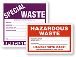 Hazardous Waste Labels