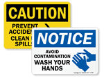 Medical Safety Signs
