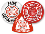 Fire Helmet Decals