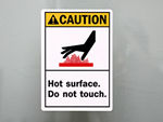 Hot Surface Labels