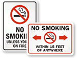 Funny No Smoking Signs | Humorous No Smoking Signs