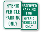 Hybrid Parking Signs