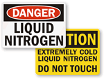Liquid Nitrogen Signs