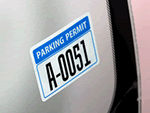 In Stock Parking Decals