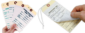 Inventory Stock Hang Tags