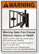 Gate Warning Signs