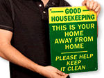 Keep Clean Signs