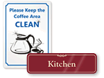 Keep Kitchen Clean Signs