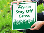 Keep Off Grass LawnBoss® Signs