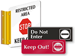 Keep Out Door Signs