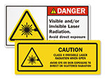 Laser Warning Labels