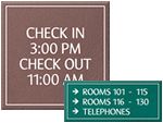 LeatherTex Office Door Signs