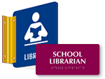 Library Door Signs