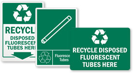 Light Bulb Recycling Labels