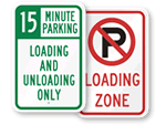 Loading Zone Signs