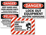 Lockout Signs