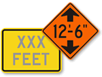 Low Clearance Signs